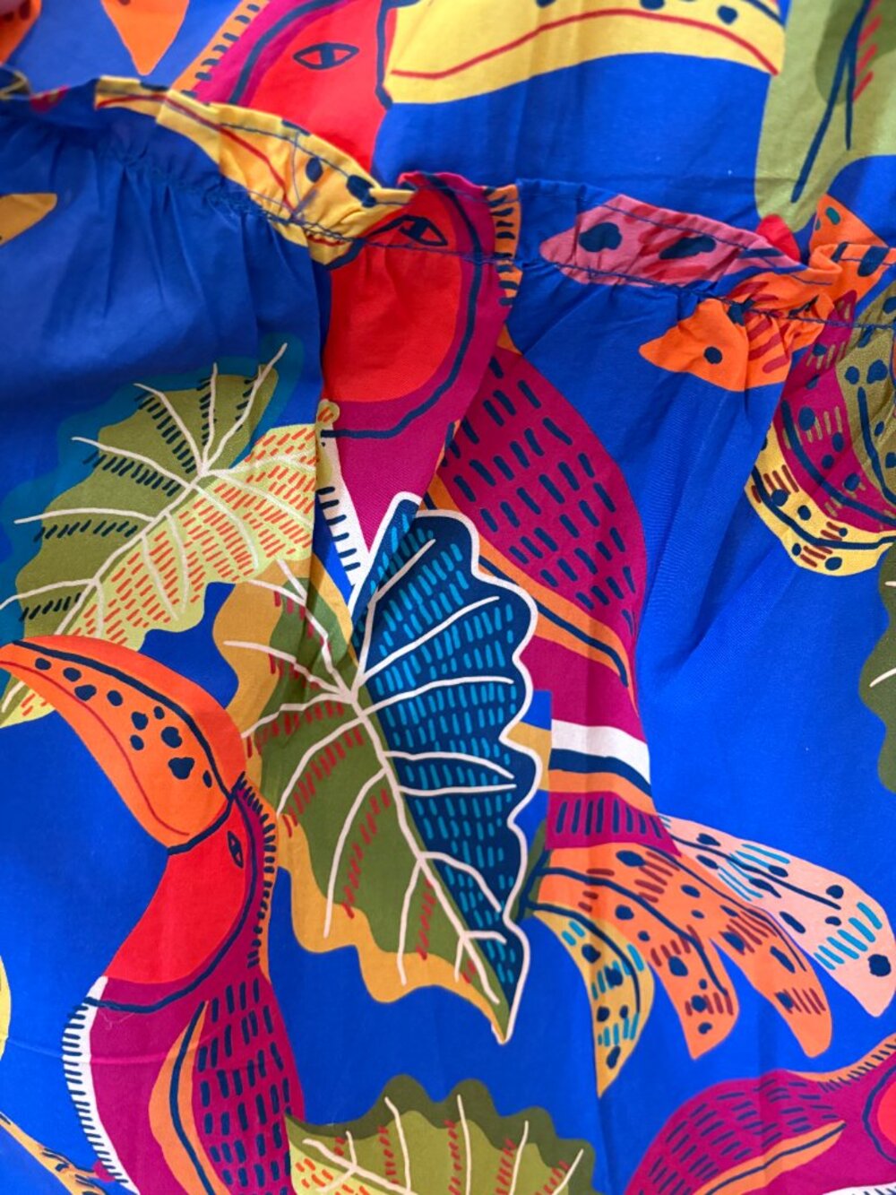 Farm Rio Tropical Print Maxi Dress L - Perfect vacation dress! - Picture 5 of 7